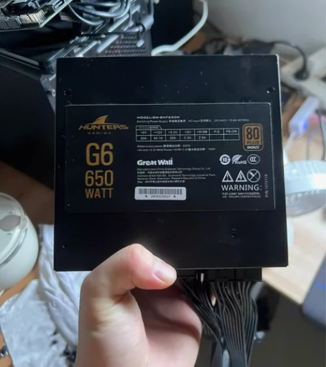 长城g6 650w铜牌电源，成色总体不错，...