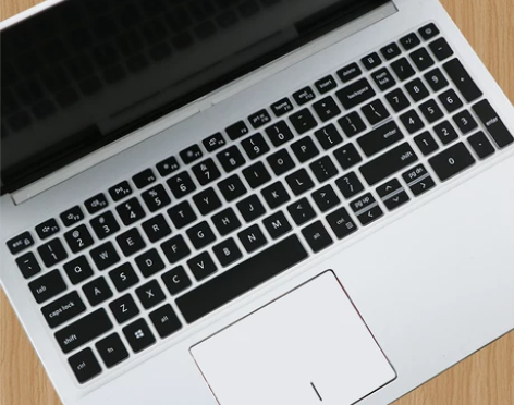 实体店买的电脑 借用买键盘膜的图 戴尔笔记...