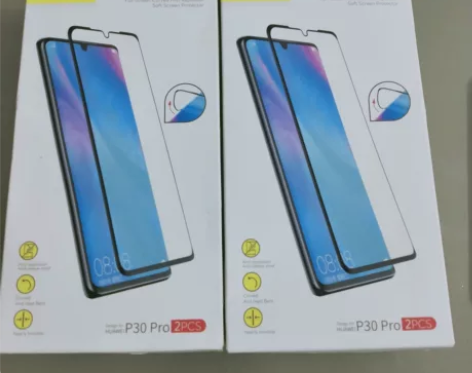 倍思全屏曲面抗爆软膜p30 pro软性ma...