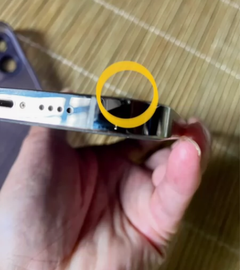 苹果14pm   金色  美版有锁  开双...