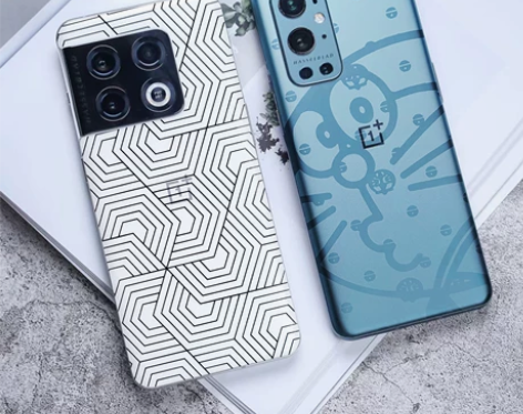 适用于一加Ace2V透明后膜OnePlus 11潮流老花后盖...