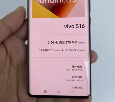 型号：vivo S16 配置：12+256...