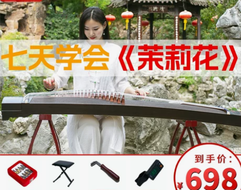 【活动价】扬州传悦古筝菊韵生香初学者入门考...