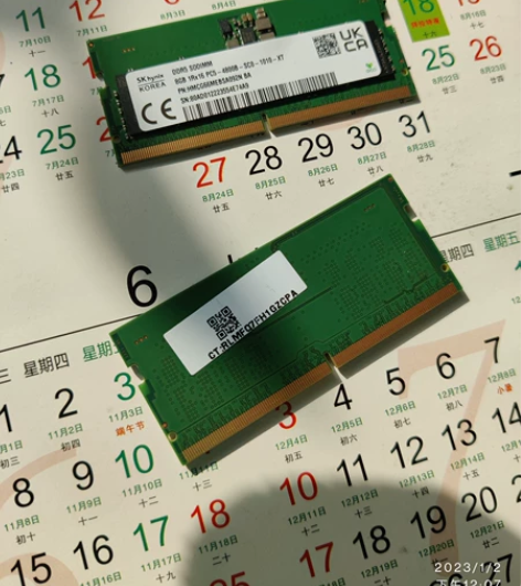 笔记本海力士ddr5 8g内存条4800M...