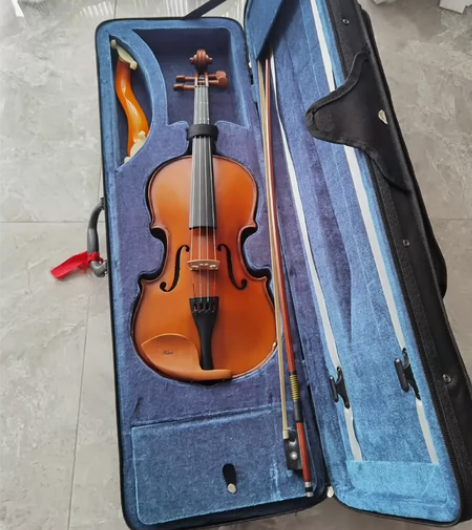3/4实木手工小提琴 娃上学校兴趣班买的，...