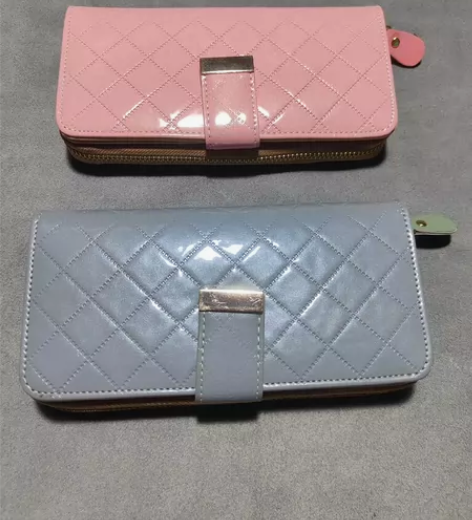 全新女士钱包皮夹卡包大容量 粉色有一个¥3...