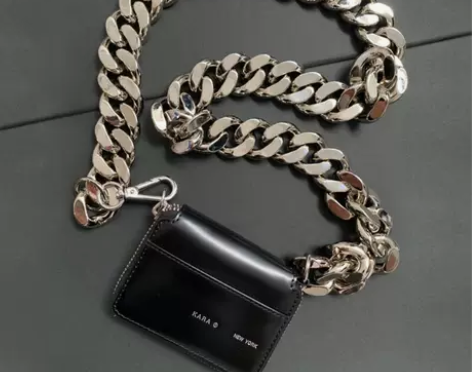 kara赵露思同款单肩斜挎ins超火牛皮迷...