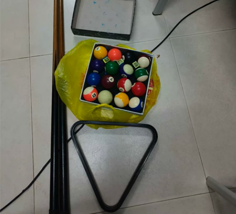 台球#台球杆 一套便宜卖100可小刀 用过...