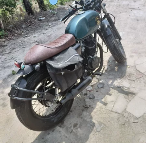 出一辆一千多公里的鑫源复古摩托，单缸250...