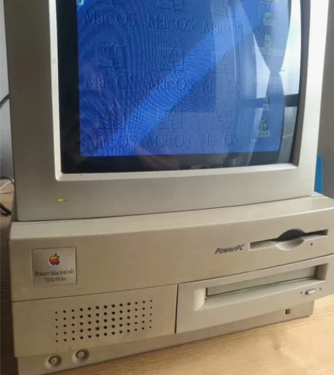 古董苹果电脑，主机型号：7100/80AV...