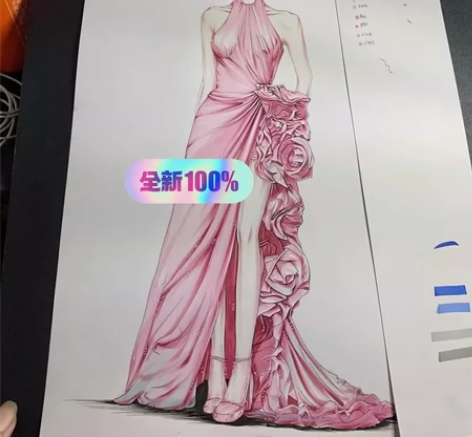 [1]服装设计效果图手绘代画   也可接急...