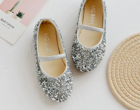 女童皮鞋公主鞋2021春秋新款韩版儿童豆豆...