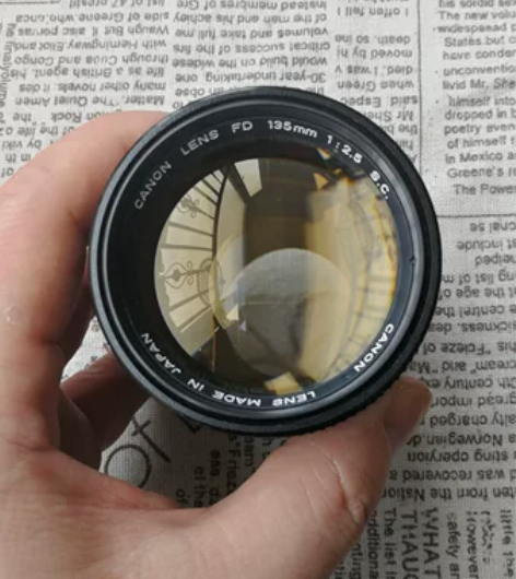 佳能FD 135/2.5 S.C.人像镜头...