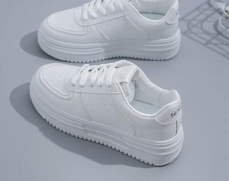 ?小白鞋女2023春夏新款 平底休闲板鞋3...