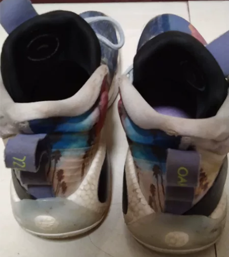 安踏kt七 42码轻微穿着克莱汤普森签名球...