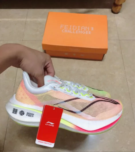 李宁飞电3.0challenge荧光海棠红...