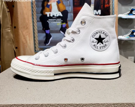 ?Converse匡威1970s三星标白色...
