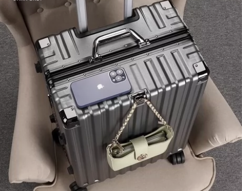 SLXD行李箱结实耐用拉杆箱静音轮铝框旅行...