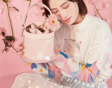 不莱玫水桶包2020新款网红百搭学生单肩包...