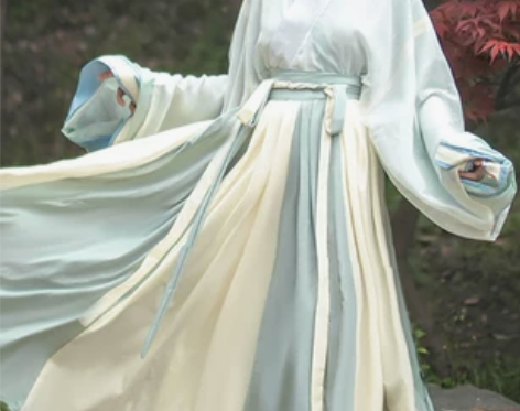 【幸川】沧笙原创汉服晋制交领齐腰6米摆十二...