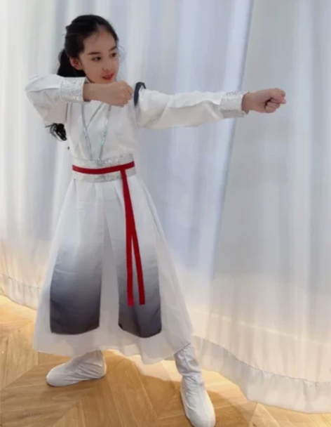 原版壮志少年行舞蹈服演出服书简孔子儿童国学...