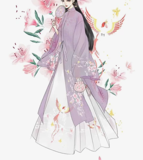 汉锦纪原创汉服 庄周梦蝶 明制 立领 长衫...