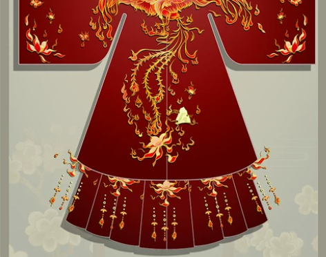 ?#正版汉服#艺缕原创汉服【朱雀】上古披风...