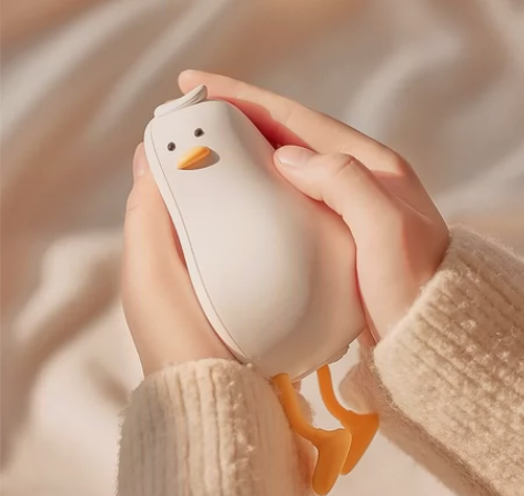 躺平鸭暖手宝充电宝二合一 随身便携带暖宫神...