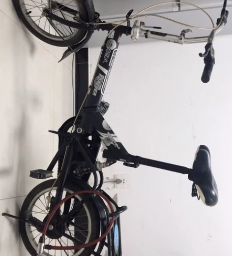 上海永久牌折叠自行车，刚开始上下班骑的，后...