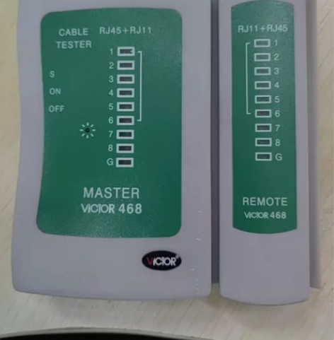 全新的网线网络测线仪，带电池，三个颜色随机...