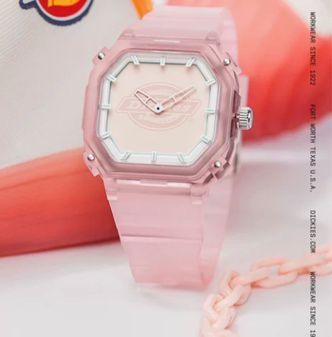 Dickies薄荷糖小冰块手表女款学生潮流...