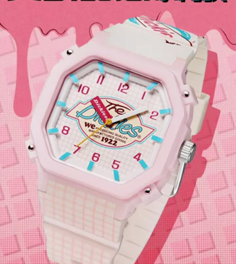 Dickies手表旗舰店女款美式甜心小方块...