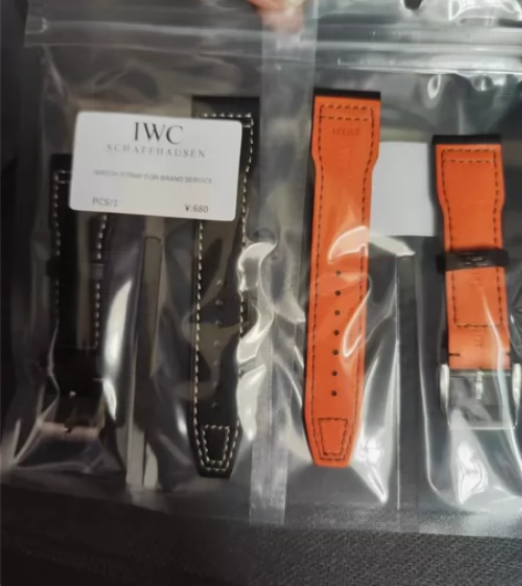 IWC万国飞行员小王子手表带真皮男马克18...