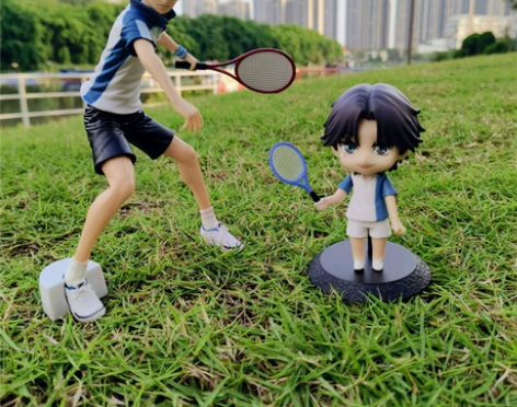 现货网球王子R越前龙马组立式手办迹部景吾Q...