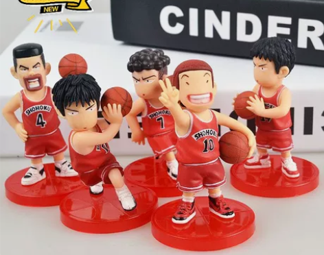 Q版灌篮高手全套手办摆件樱木花道车载装饰公...