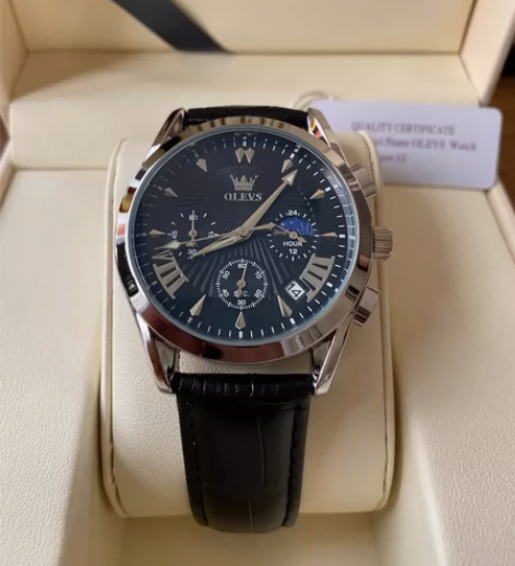 欧利时手表男士高档帅气夜光表防水多功能瑞士...