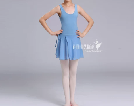 芭蕾娃娃北舞芭蕾考级服短裙女夏季儿童舞蹈服...