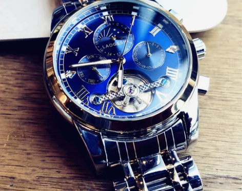 2023新款镂空陀飞轮全自动机械表手表男士...