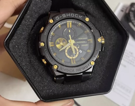 G-SHOCK GST系列钢铁之心经典防震...