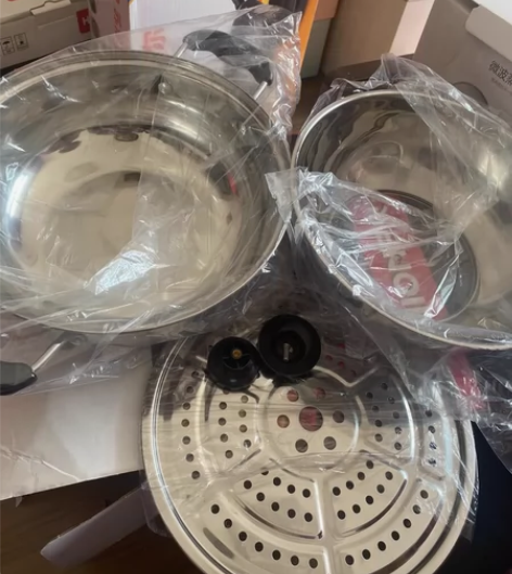火王全新汤蒸锅，外包装旧了但里面东西全新完...