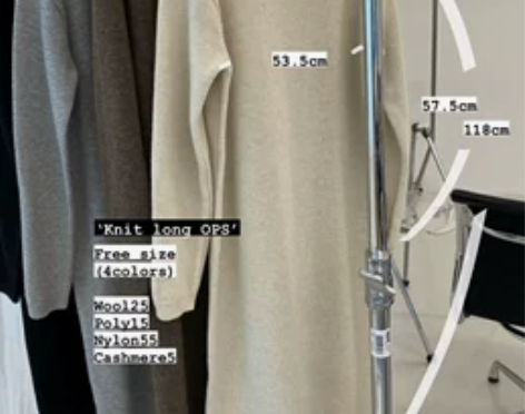 aflan A221101907 毛衣长裙...