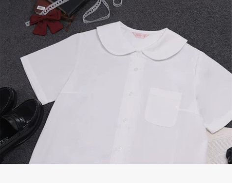 （出）樱花家族娃娃领jk衬衫 学生日系学院...