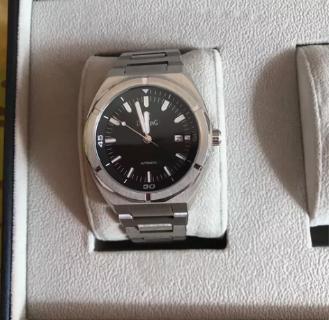 DITALING 迪塔手表，银钢黑，自动机...