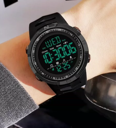 多功能户外手表男学生双显夜光防水电子表青少...