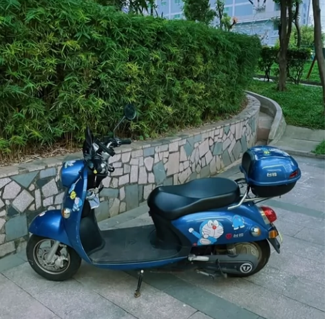 台铃小龟王电动摩托车,换工作用不上,忍痛割...