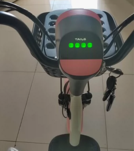 代步电动自行车 电池是锂电池基本全新，送头...