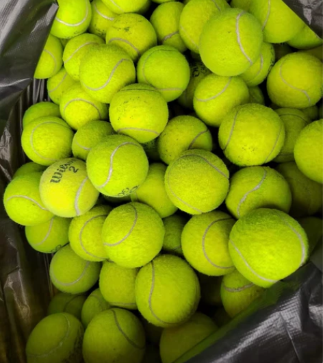 二手网球,气压8成, 原价都十几块钱一个,...