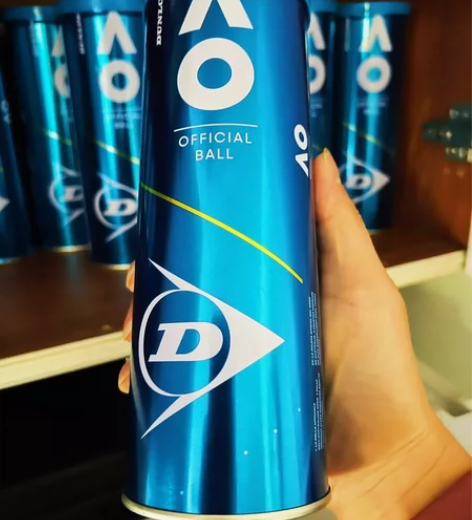 全新邓禄普澳网专用铁罐网球 AO球15桶 ...