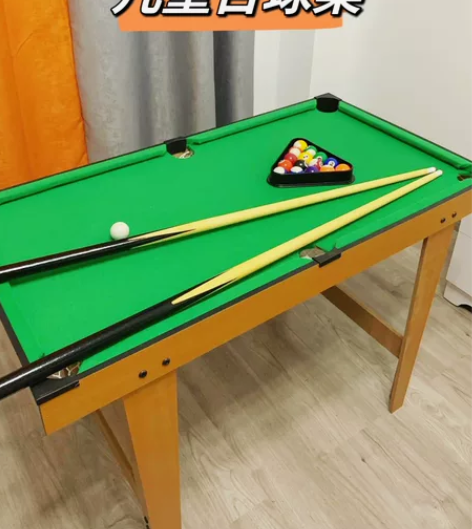 【便宜处理】家用台球桌儿童大号桌球迷你小台...