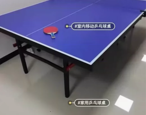 现货当天发 村镇可达 国标乒乓球台室内家用...